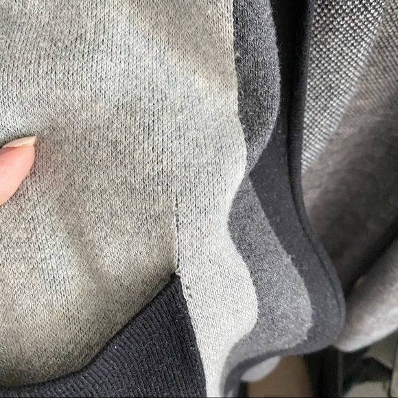 JONES NEW YORK Black Geometric Long Cardigan - Picture 4 of 10